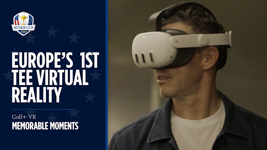 Team Europe Prepared for Bethpage Black First Tee with Virtual Reality