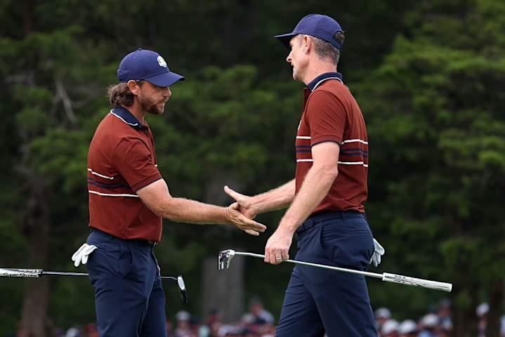 Saturday Four-Ball: Rose/Fleetwood vs. Scheffler/DeChambeau