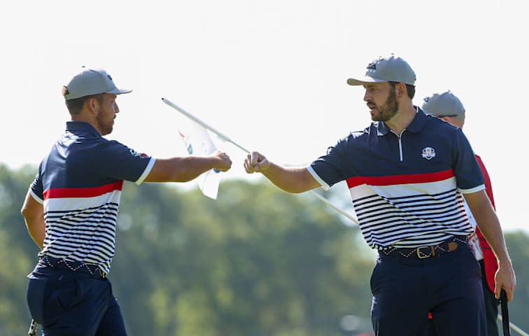 Friday Foursomes Highlights: Schauffele/Cantlay vs. Hovland/MacIntyre