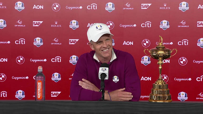 Europe Captain Luke Donald Confident in Friday Morning Pairings